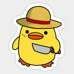 Easter Luffy Duck Sticker